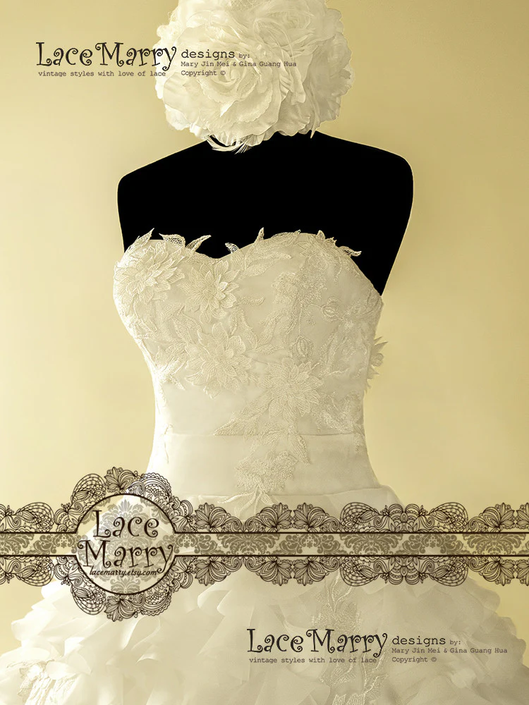 1950's Inspired Short Wedding Dress - Image 8