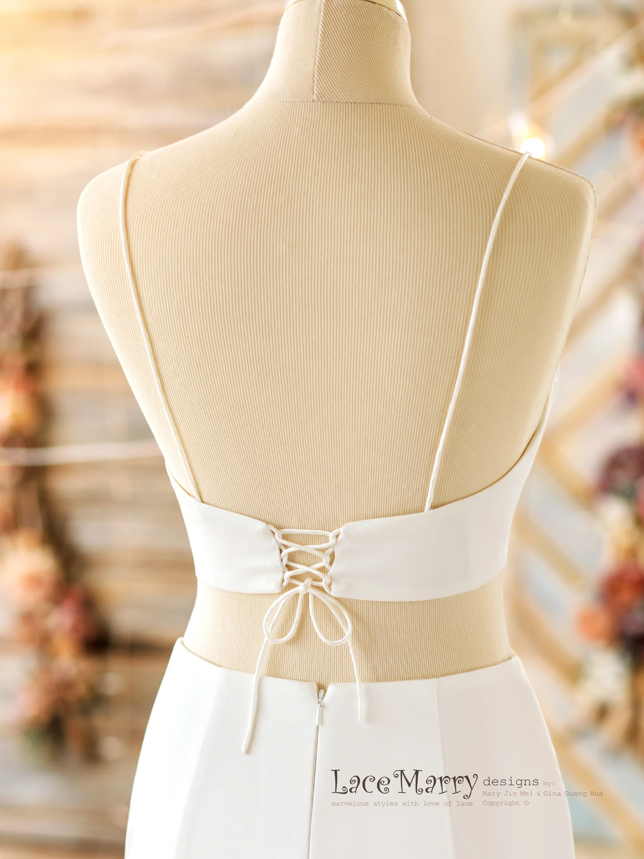 Beach Style Sexy and Plain Wedding Dress - Image 4