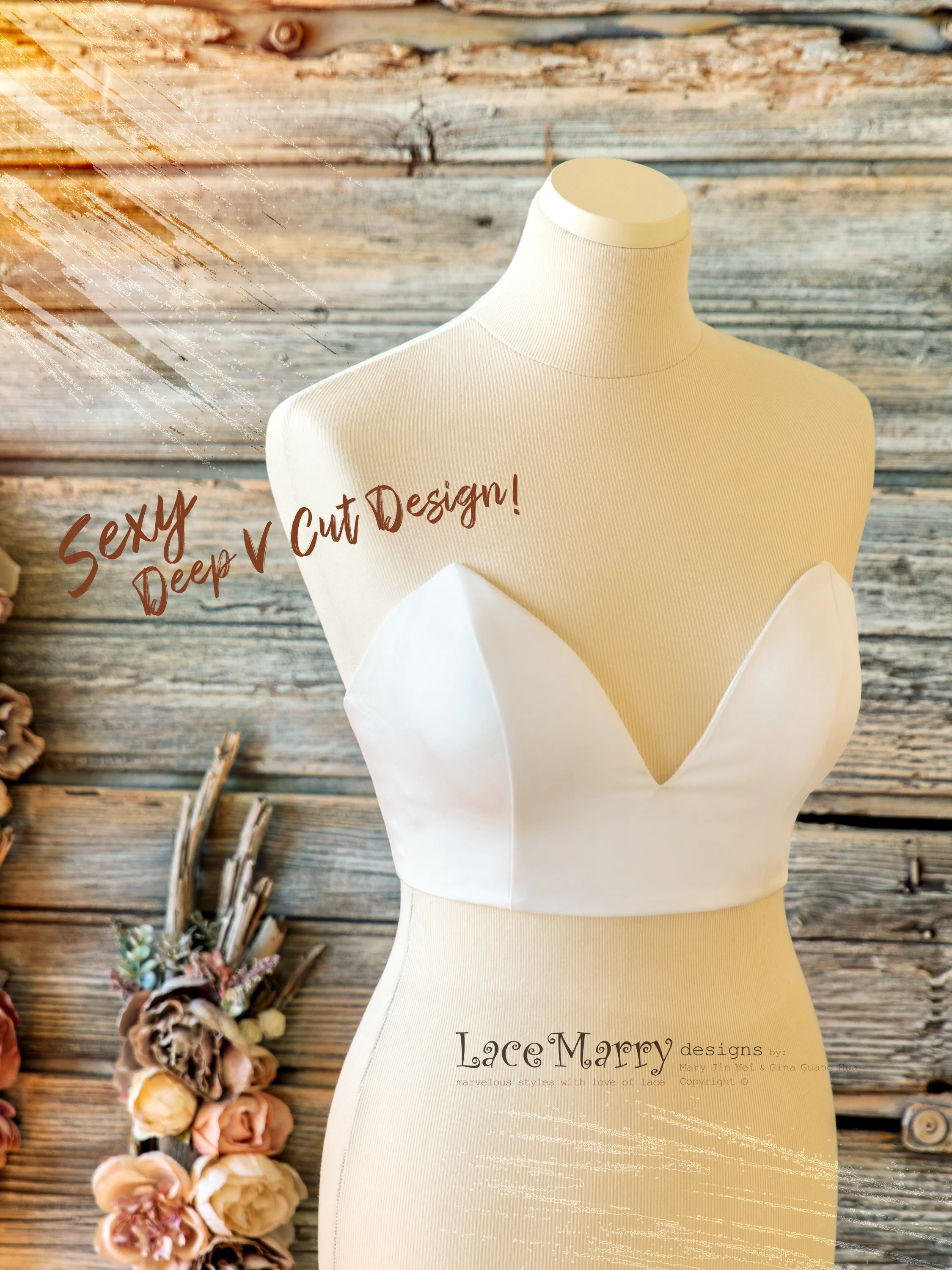 Beach Style Sexy and Plain Wedding Dress - Image 6