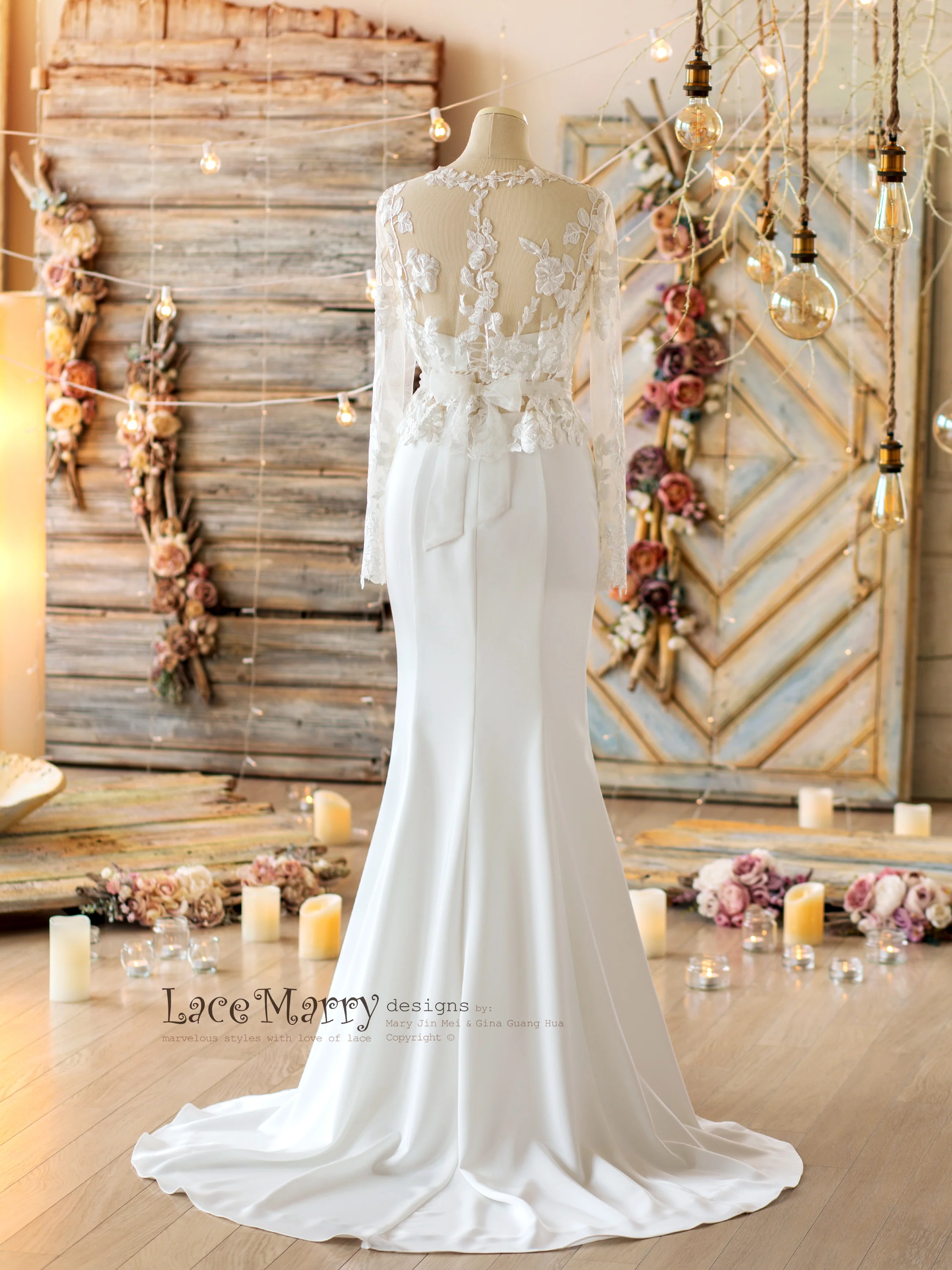 Beach Style Sexy and Plain Wedding Dress - Image 9