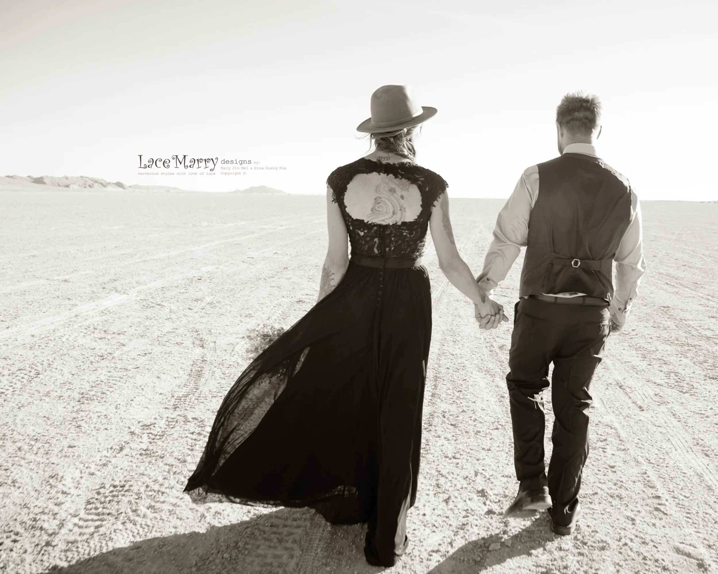 Black Wedding Dress Separate in 3 Pieces Set - Image 10