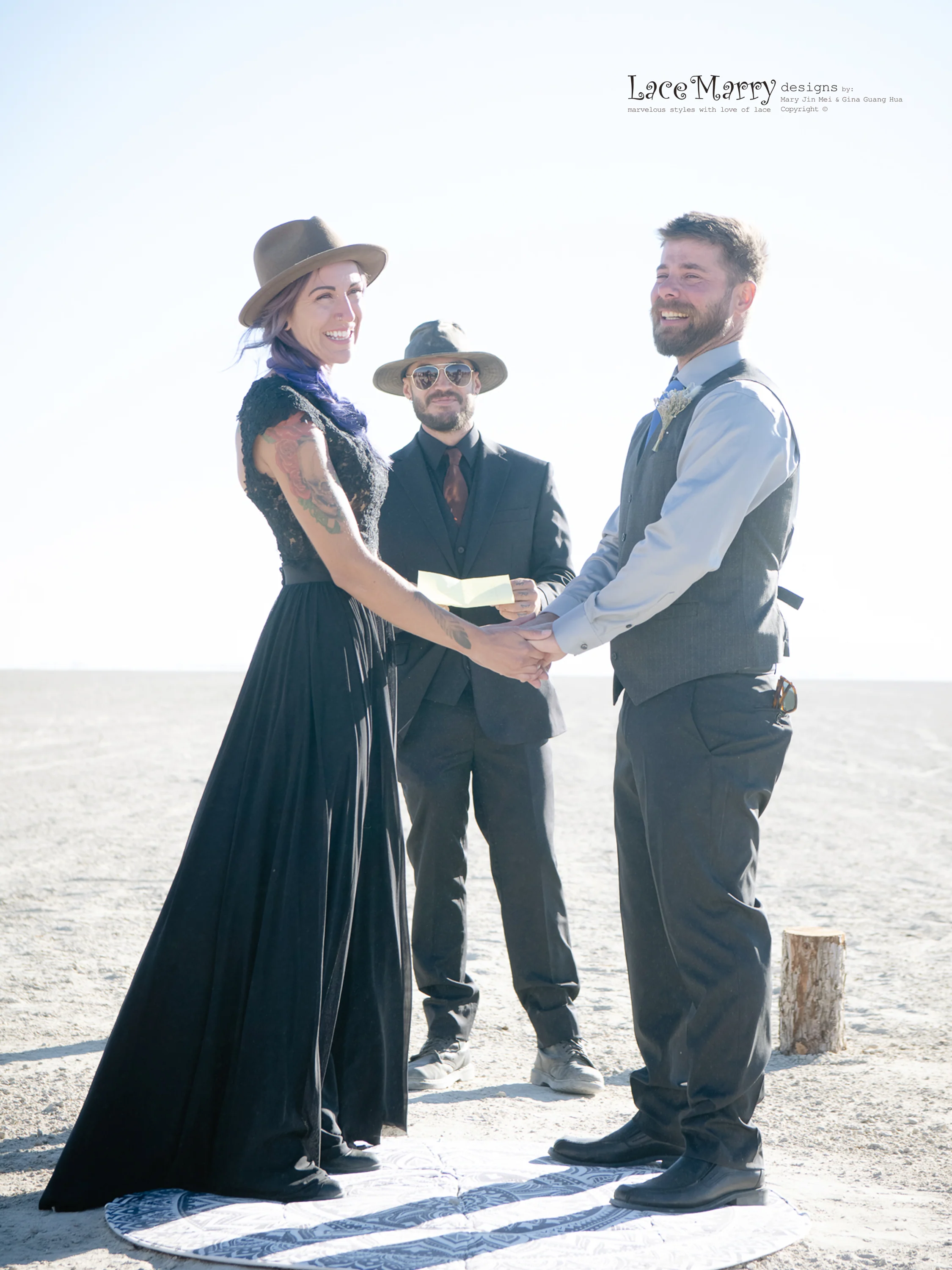 Black Wedding Dress Separate in 3 Pieces Set - Image 4