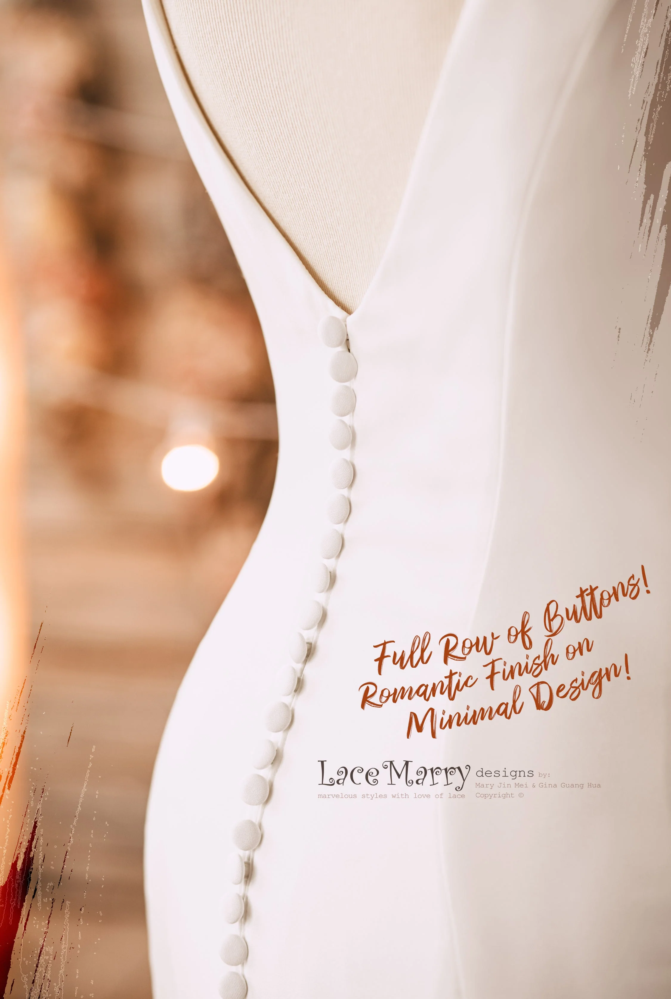 CLEMENTINE / Black Wedding Dress in Simple and Elegant Design - Image 7