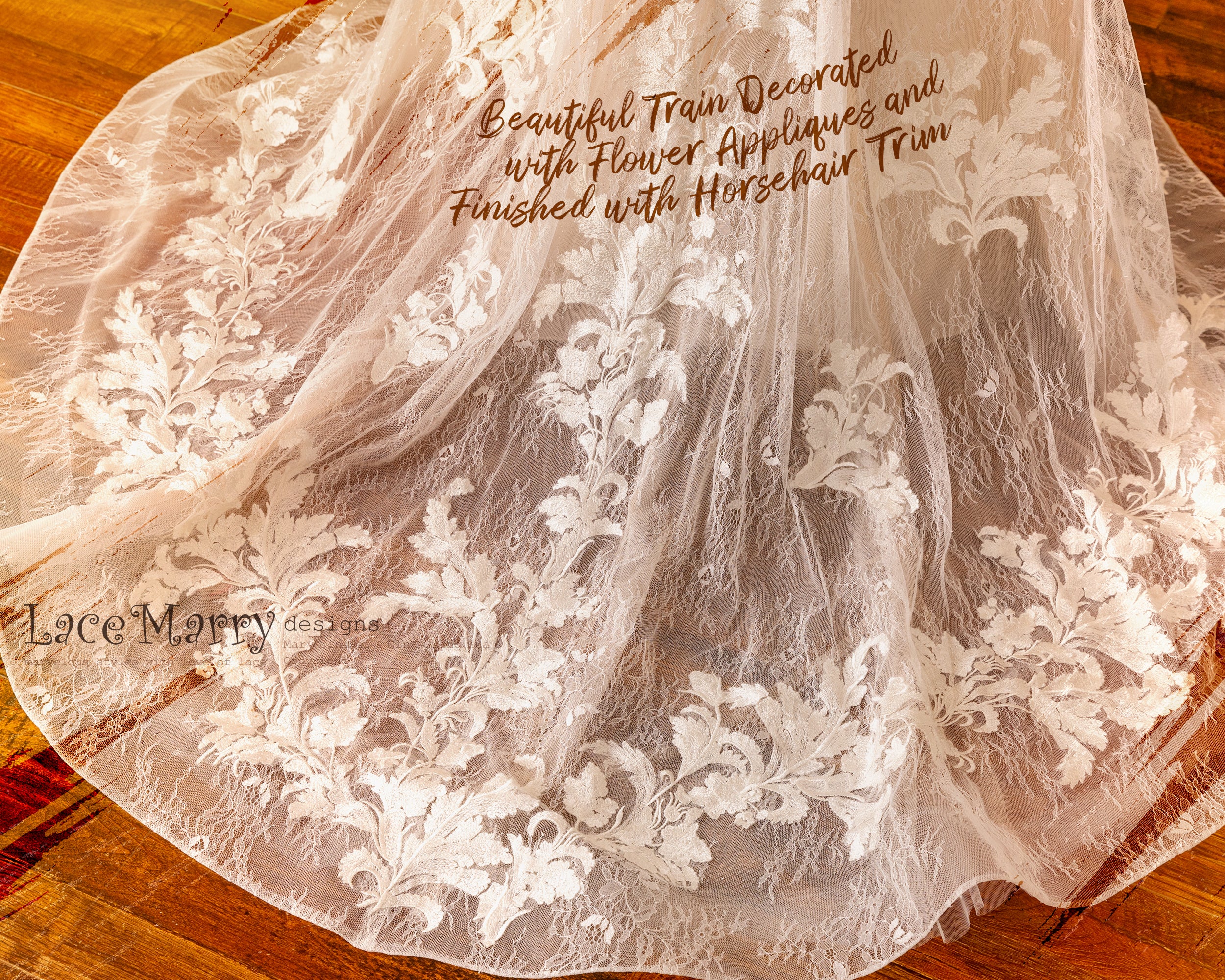 DILVA / Fitted Sparkling Wedding Dress with Removable Off Shoulder Straps - Image 10