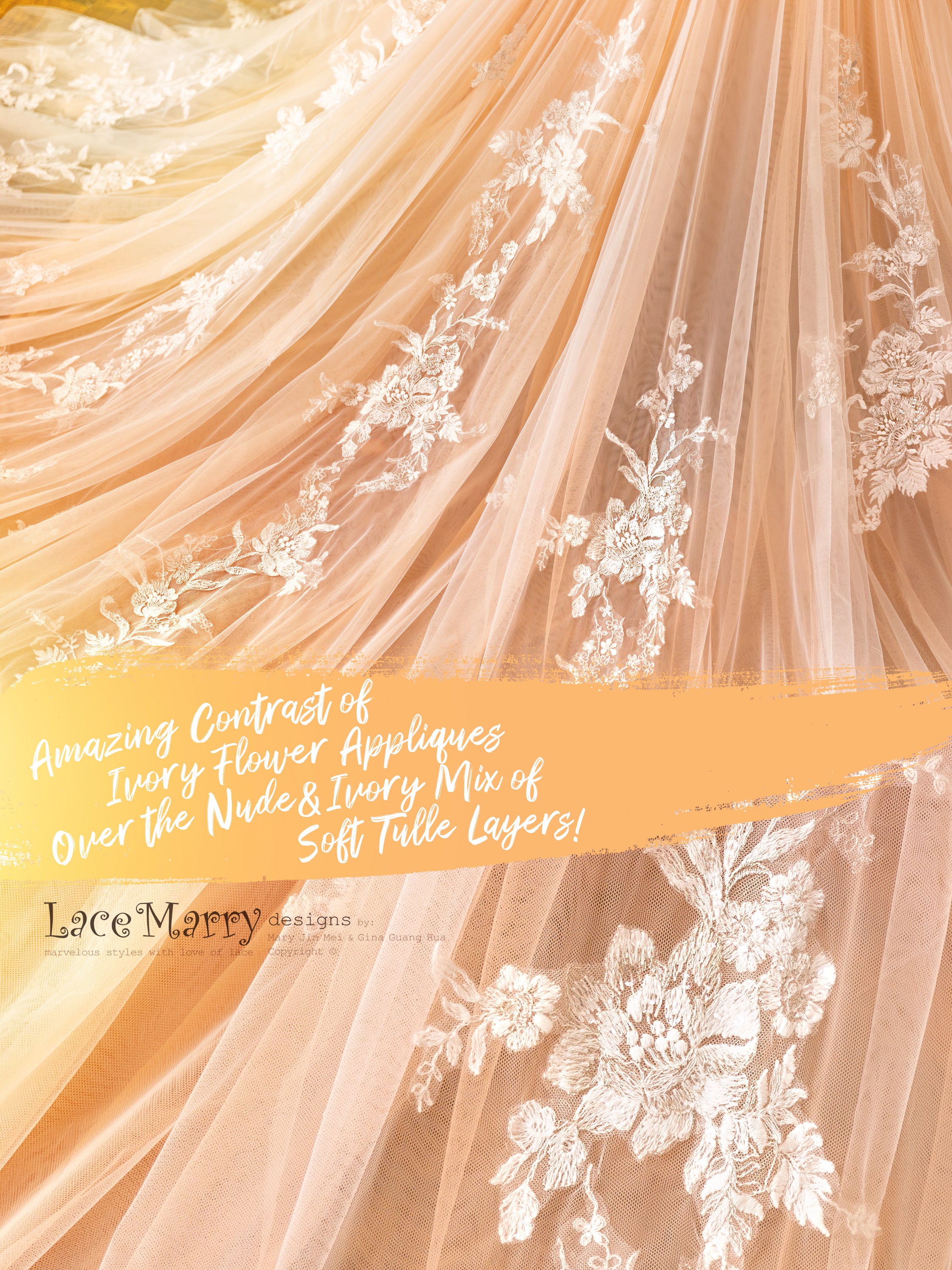 ROSALEEN / Fitted Wedding Dress with Amazing Beading - Image 7