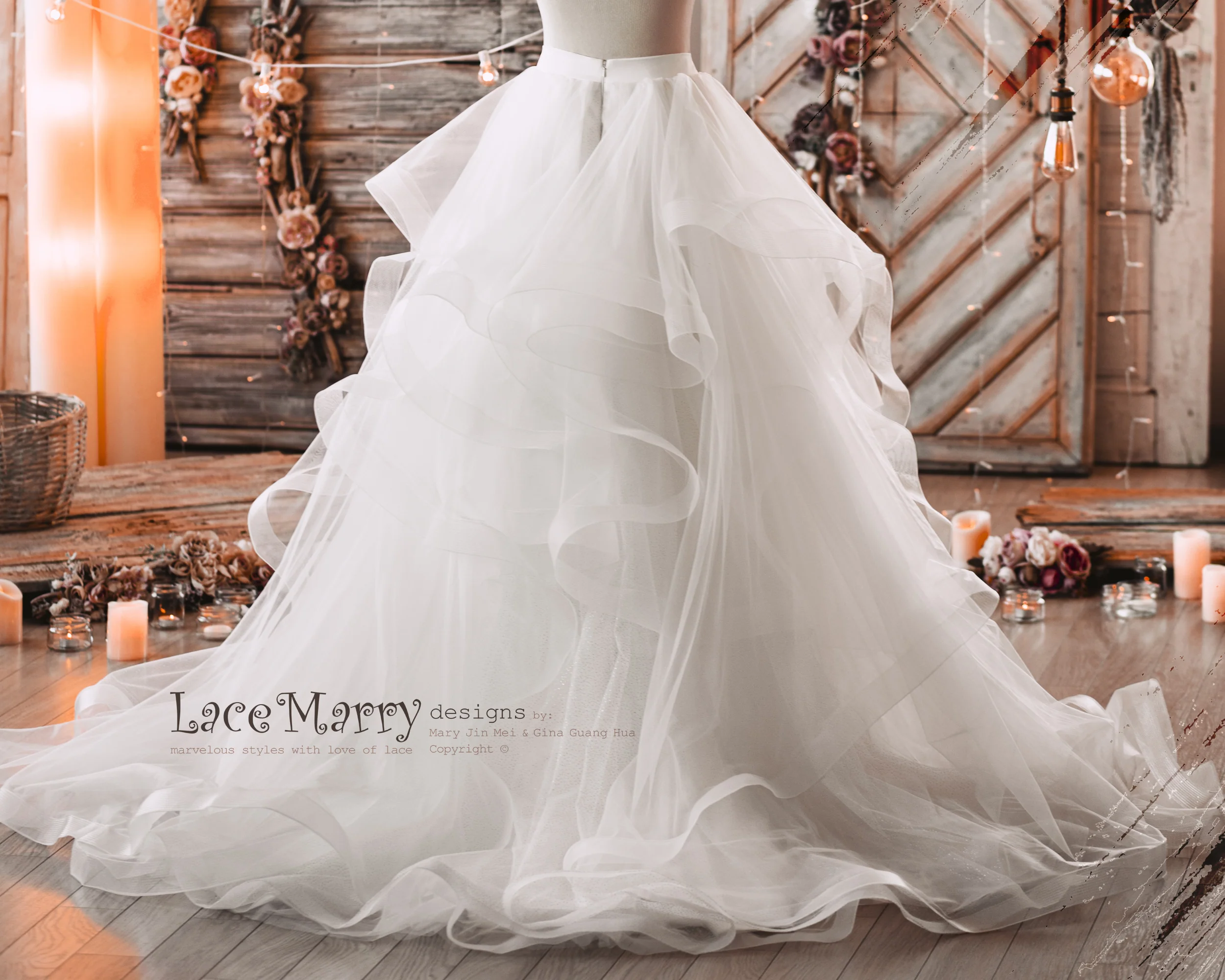 Sexy Bridal Crop Top with Separate A Line Glitter Skirt - Image 21