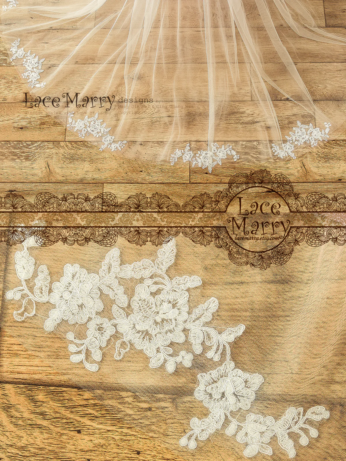 Lilac Underlay Boho Wedding Dress with Illusion Neckline - Image 8