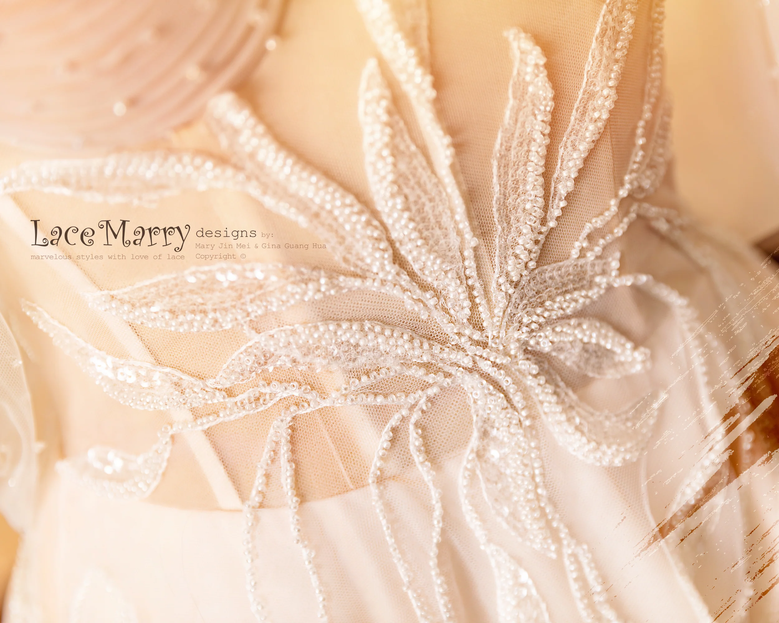 MELINA / Sexy Neckline Wedding Dress with Off Shoulder Straps - Image 12