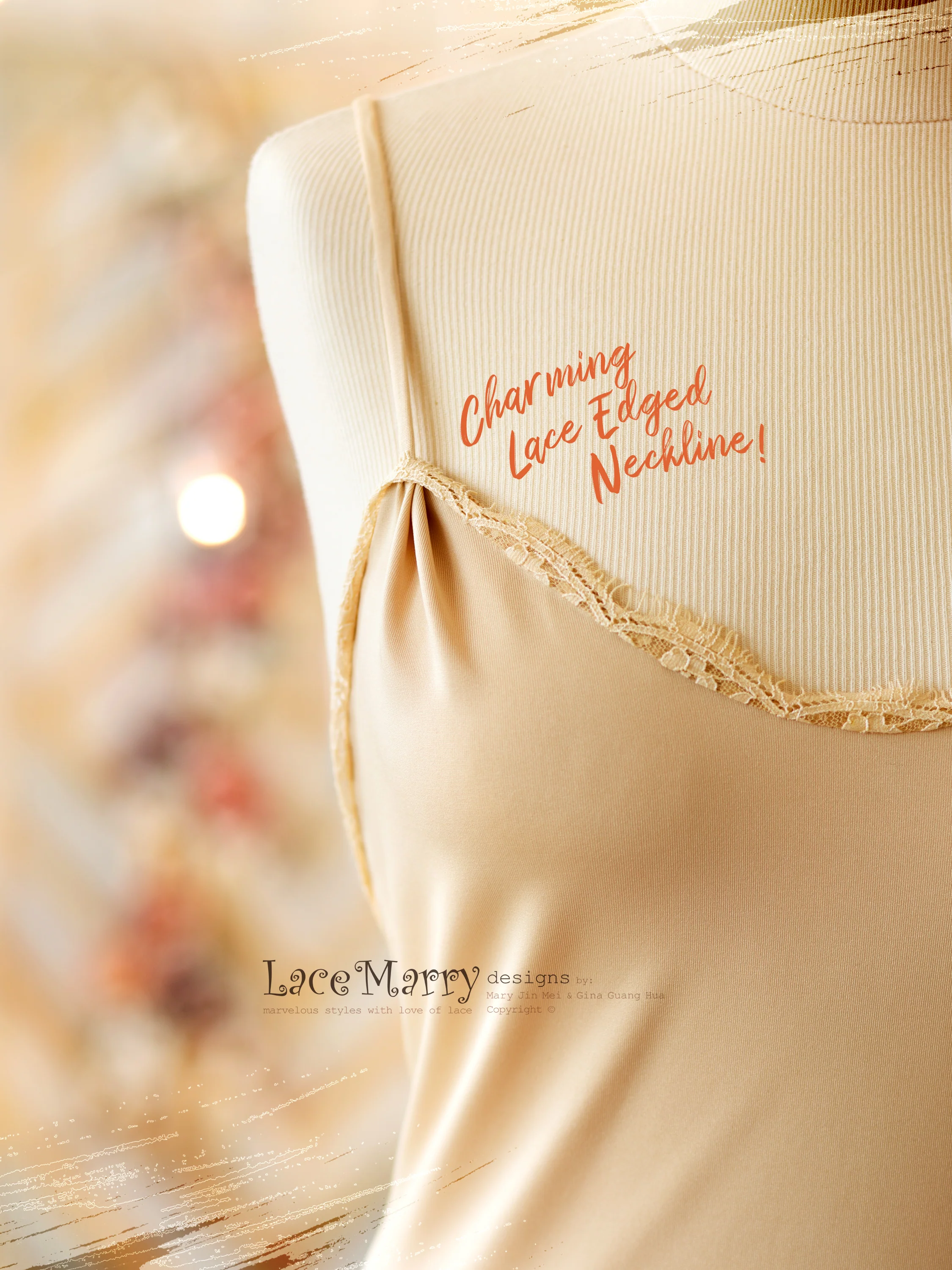 NAILA / Bohemian Wedding Dress with Long Lace Sleeves - Image 18