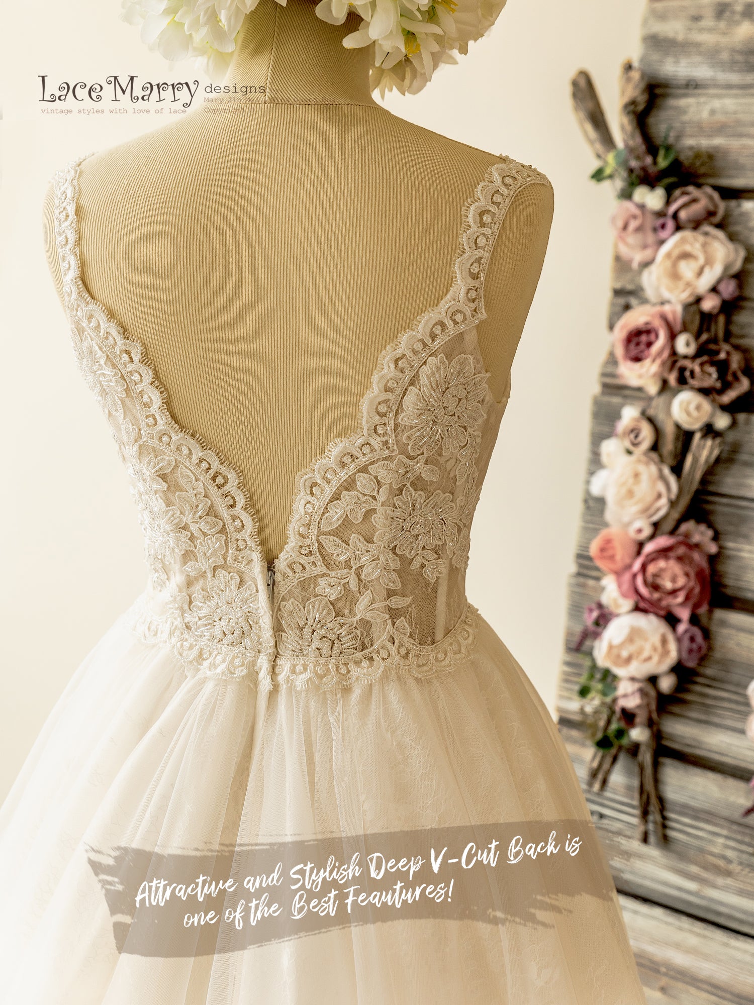 Princess Corset Wedding Dress with Sweetheart Top - Image 6