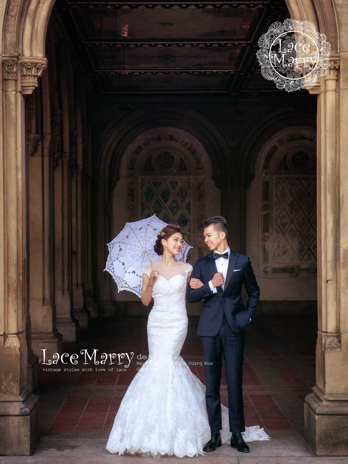 Sheer Back Lace Wedding Dress with Beaded Neckline - Image 4