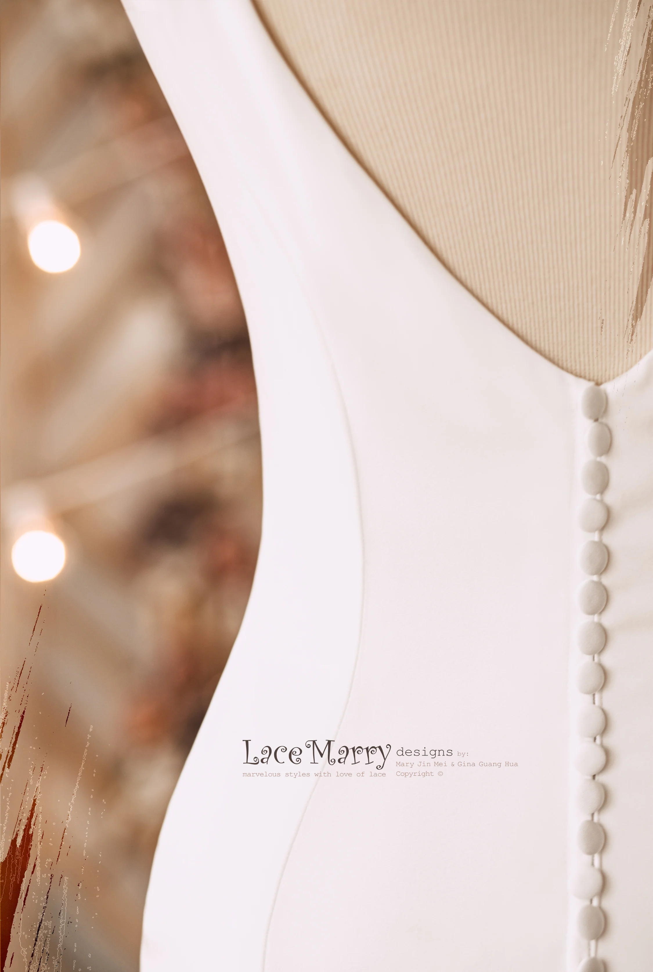 CLEMENTINE / Simple and Elegant Wedding Dress - Image 11