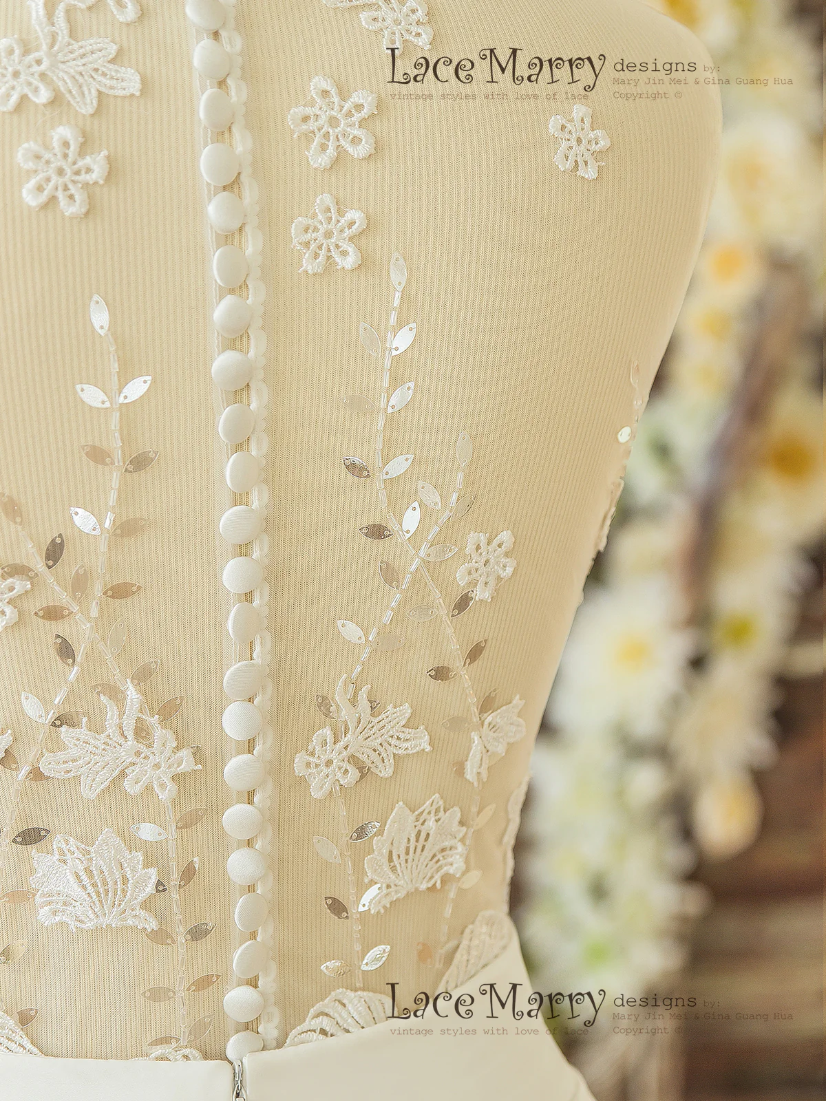 Wedding Dress in Two Pieces Set - Image 12