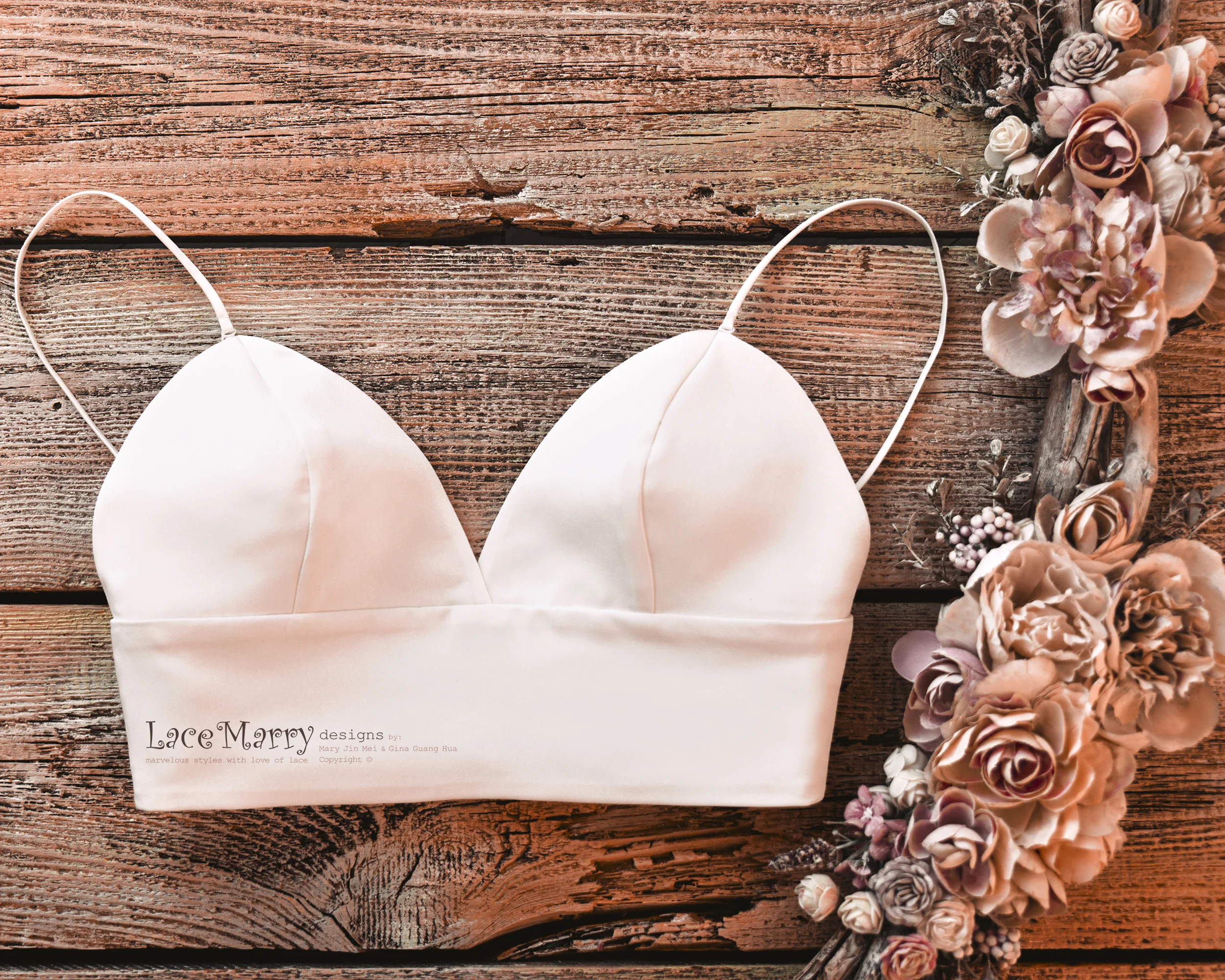 Wedding Dress with Multi Layer A Line Skirt and Lace Top - Image 30