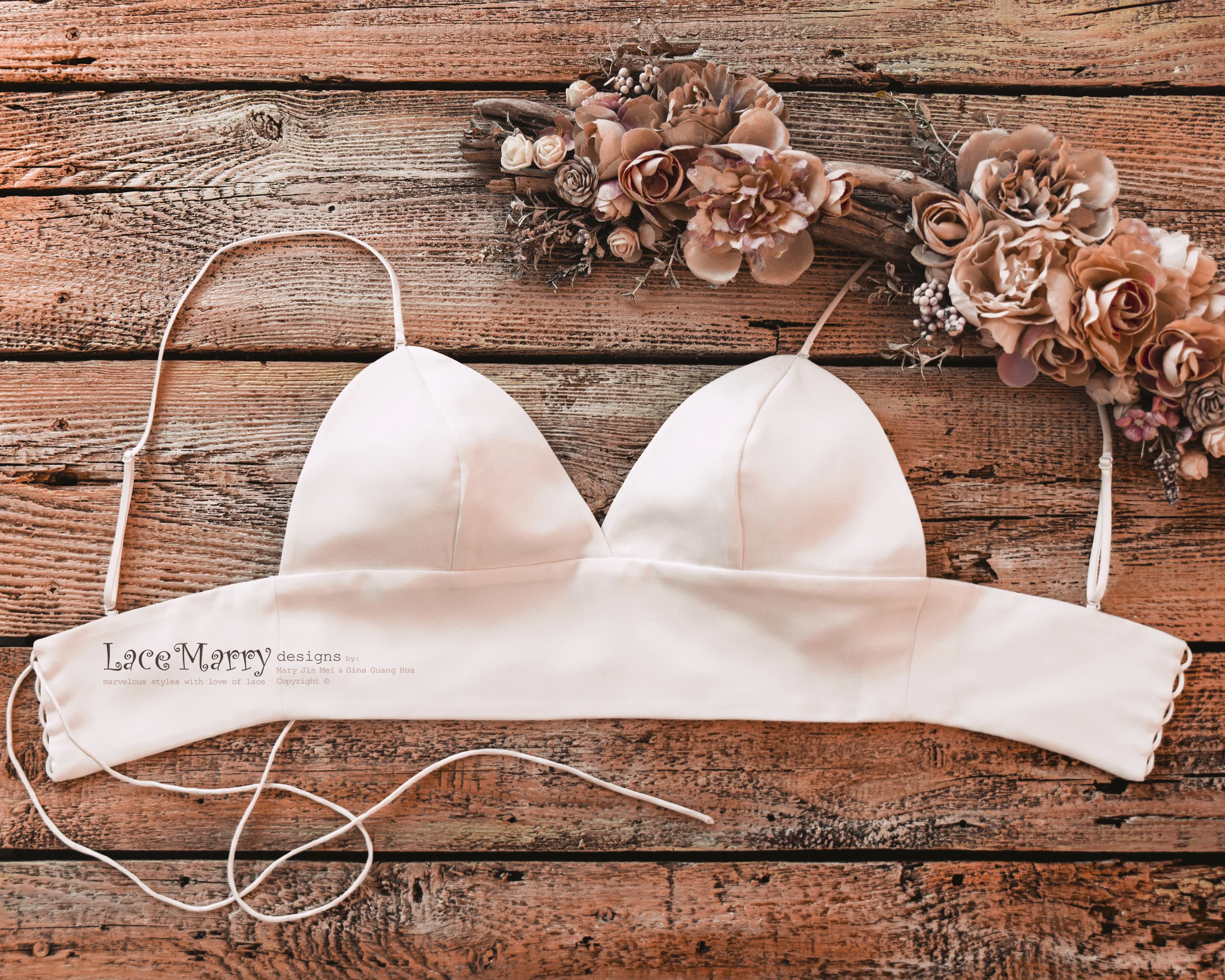 Wedding Dress with Multi Layer A Line Skirt and Lace Top - Image 32